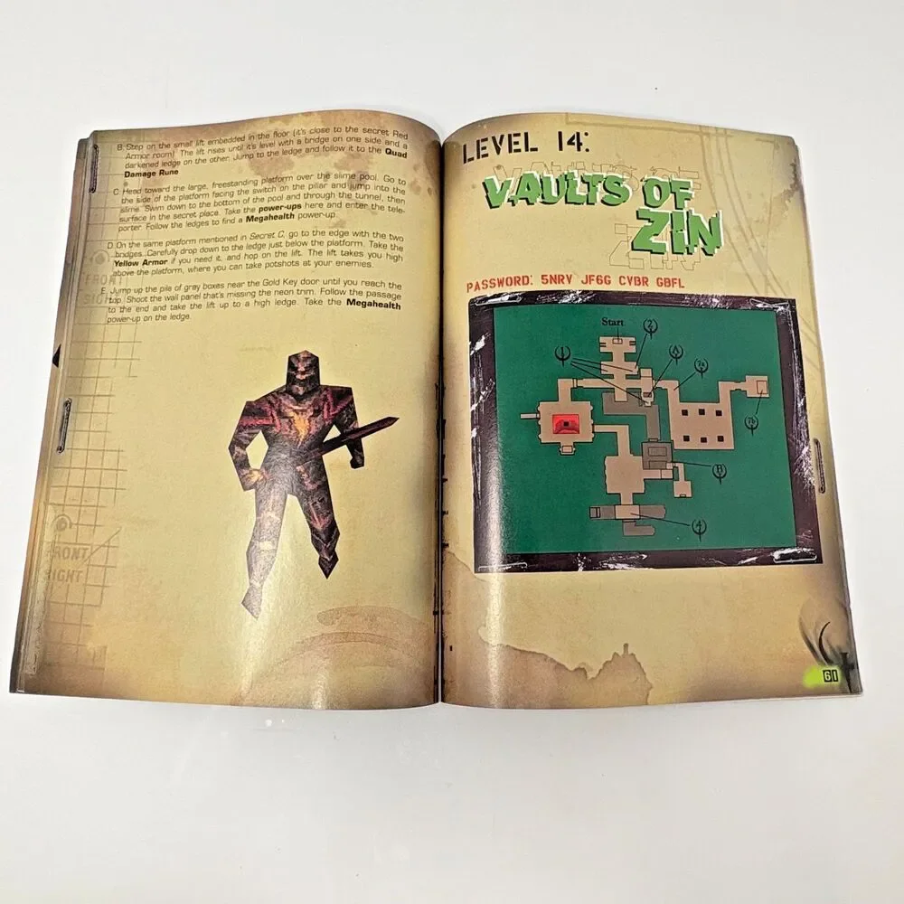 Quake 64 BradyGames Authorized Strategy Guide Nintendo 64 Craig Wessel 1997
